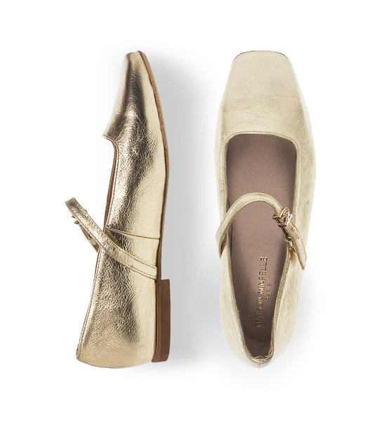 Womens Leather Mary Jane Shoes Maison Minrelle 13231001