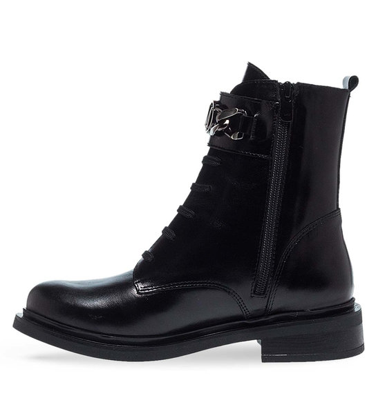 Womens Leather Ankle Boots Maison Minrelle 10330197