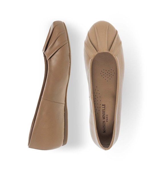 Womens Leather Ballerinas Maison Minrelle 10431027