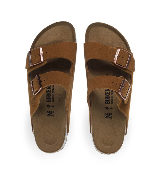 サンダル BIRKENSTOCK Men Sandals Brown 1027162 Birkenstock | Arizona Suede Sandals for Men | Bellerose
