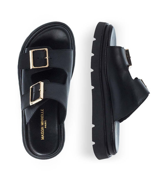 Womens Leather Sandals Maison Minrelle 11531096