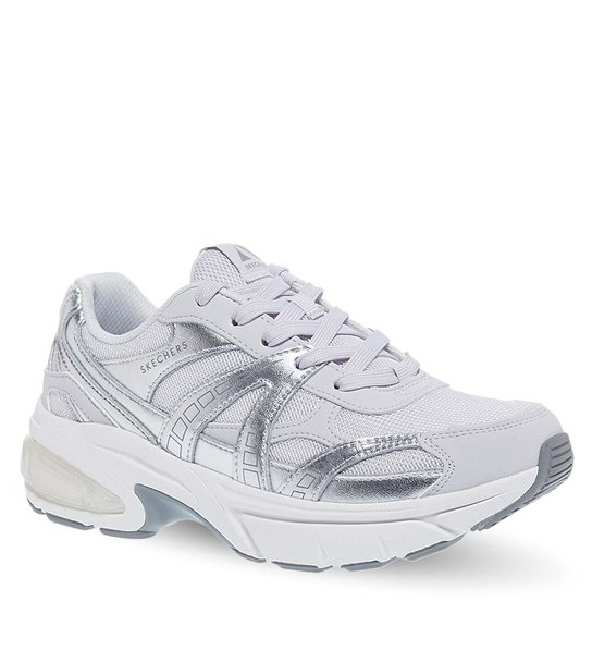 Women's Leather Trainers Skechers 177357_Gry