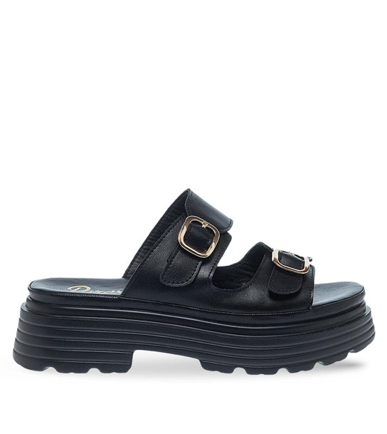 Womens Leather Flatforms Parex 12731004