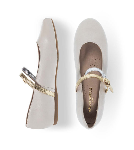 Womens Leather Ballerinas Maison Minrelle 10431025