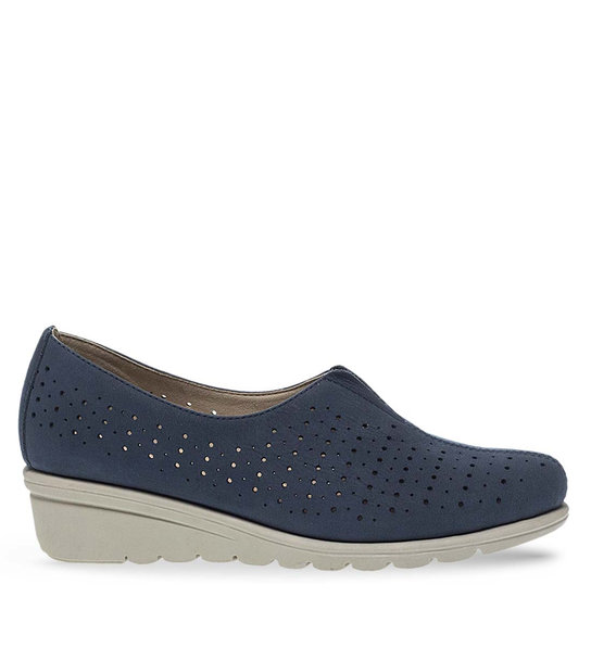 Womens Leather Slip On Shoes Parex 12931010