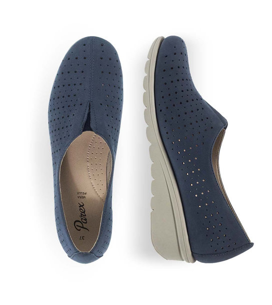 Womens Leather Slip On Shoes Parex 12931010