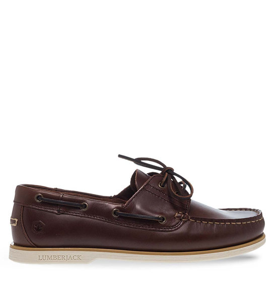 Mens Leather Boat Shoes Lumberjack Lu0Shsm07804005B0300