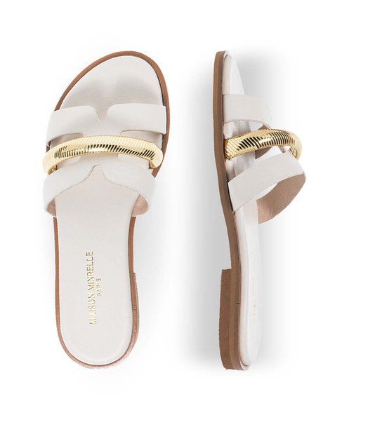 Womens Leather Sandals Maison Minrelle 11531093