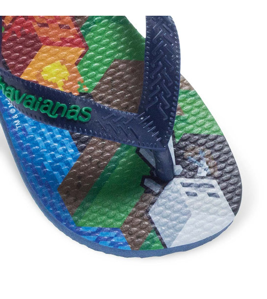 Boys Flip Flops Havaianas Minecraft 4145125 0555