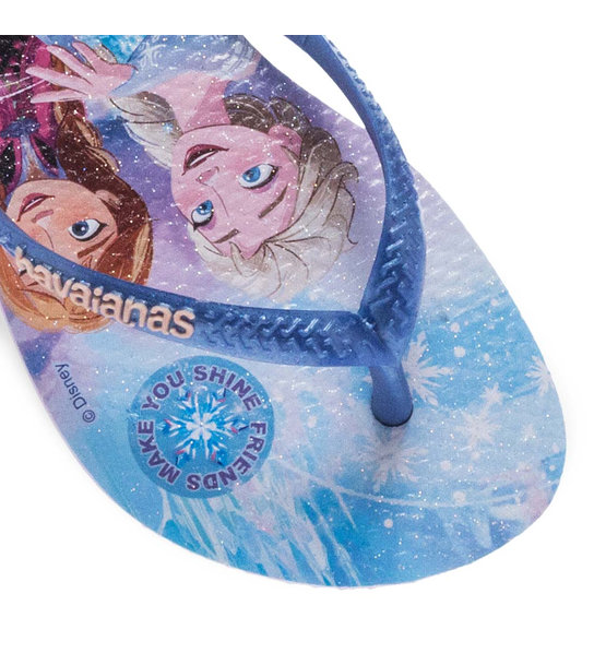 Girls Flip Flops Havaianas Frozen 4123328 0397