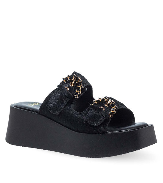 Γυναικεία Δερμάτινα Flatform Exe U419A82773L0