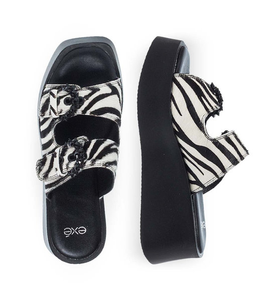 Womens Leather Flatforms Exe U419A827711I