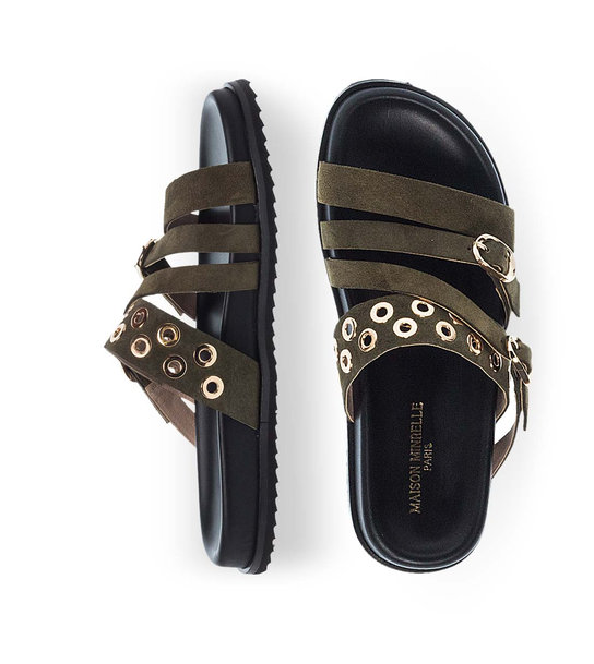 Womens Leather Sandals Maison Minrelle 11531115
