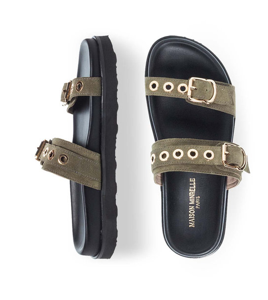 Womens Leather Sandals Maison Minrelle 11531113