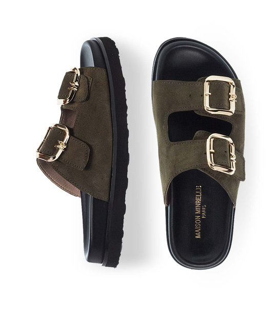 Womens Leather Sandals Maison Minrelle 11531125