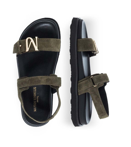 Womens Leather Sandals Maison Minrelle 11631173