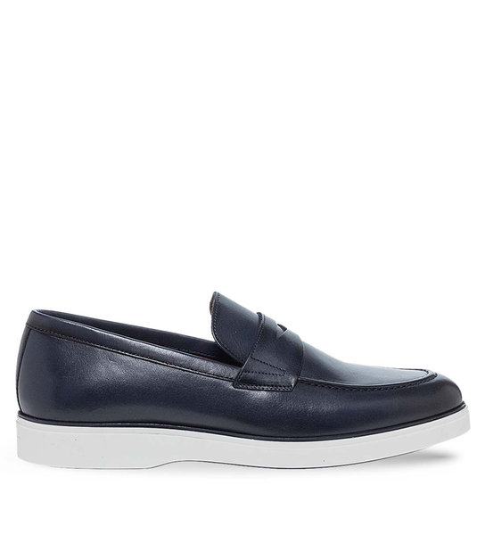Mens Leather Loafers Renato Garini U562V2122052