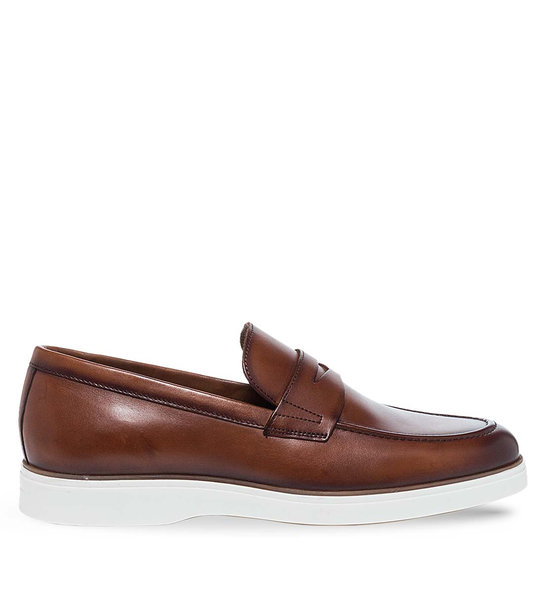 Mens Leather Loafers Renato Garini U56V2122532