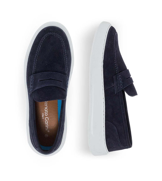 Mens Leather Loafers Renato Garini U562V3162054