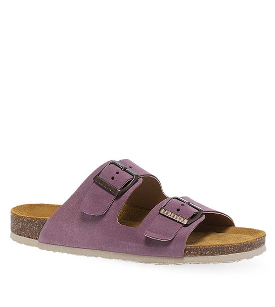 Women's Leather Sandals Plakton 180010 Malva 547 X