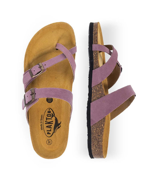 Womens Leather Sandals Plakton 181032 Malva 547 X