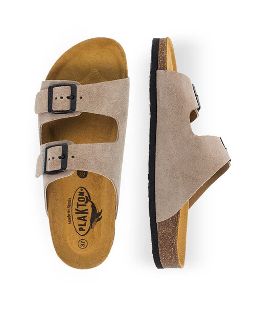 Womens Leather Sandals Plakton 180010 Piedra 304 Sa