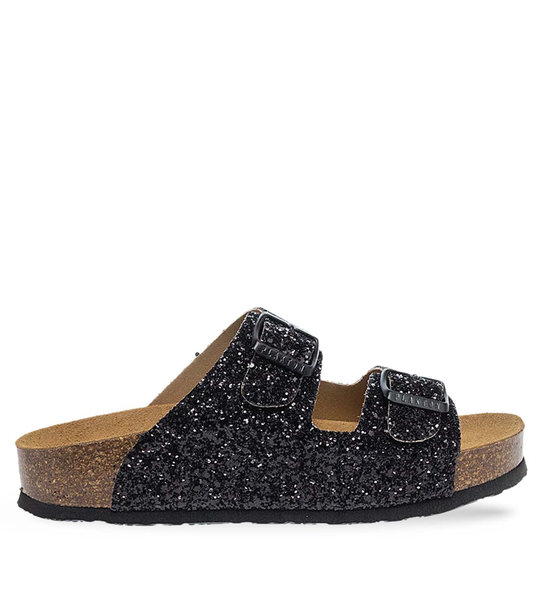 Womens Leather Sandals Plakton 340010 Negro 30