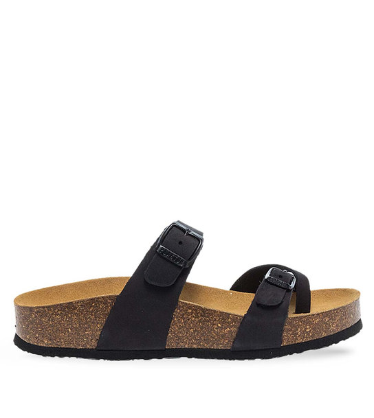 Γυναικεία Δερμάτινα Σανδάλια Plakton 341032 Negro