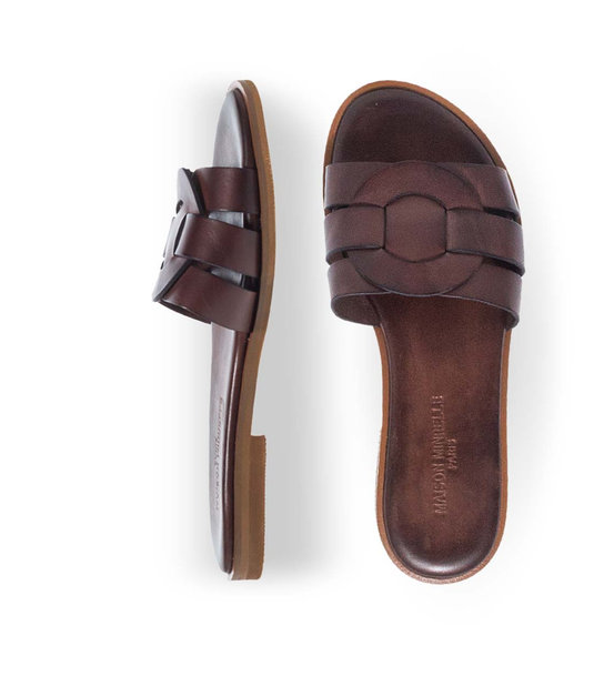 Womens Leather Sandals Maison Minrelle 11531092