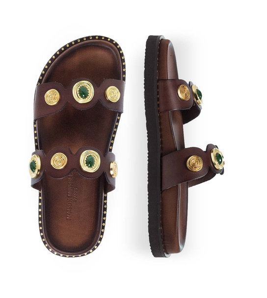 Womens Leather Sandals Maison Minrelle 11531259