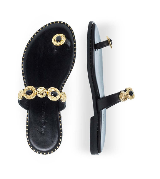 Womens Leather Sandals Maison Minrelle 11531260