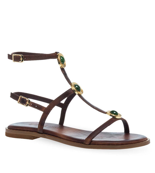 Womens Leather Sandals Maison Minrelle 11531261