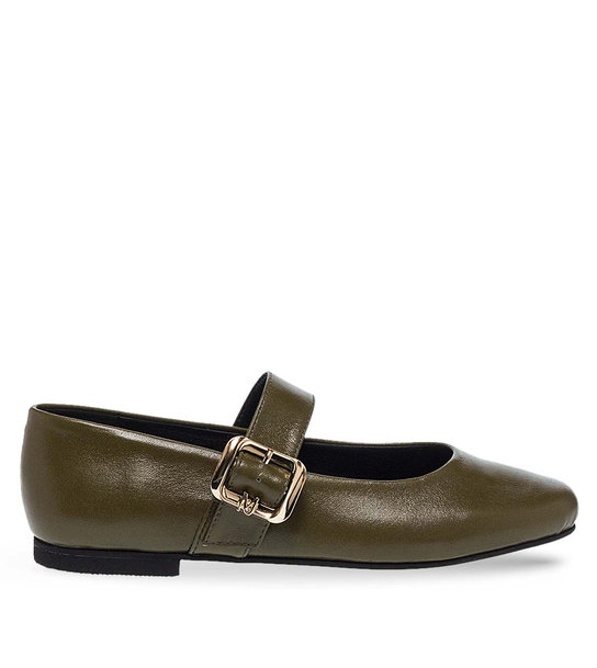 Womens Leather Ballerinas Maison Minrelle 10432014
