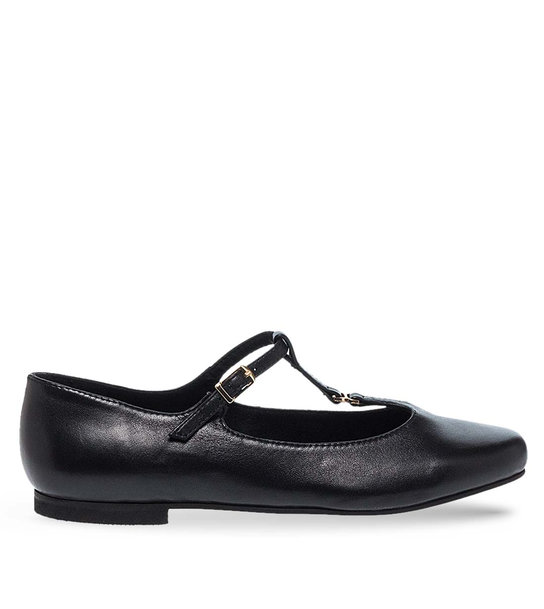 Womens Leather Ballerinas Maison Minrelle 10432018