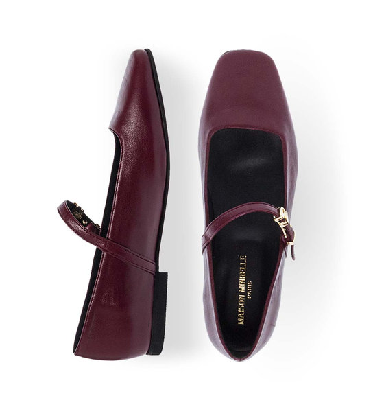 Womens Leather Ballerinas Maison Minrelle 10432021