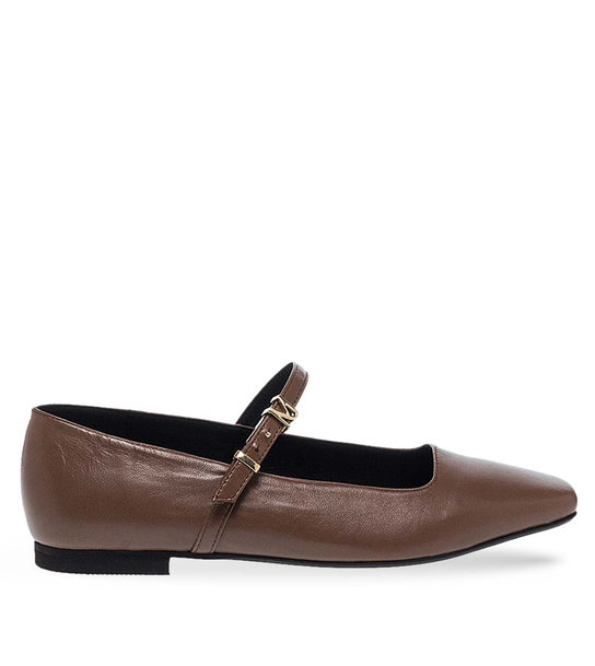 Womens Leather Ballerinas Maison Minrelle 10432021