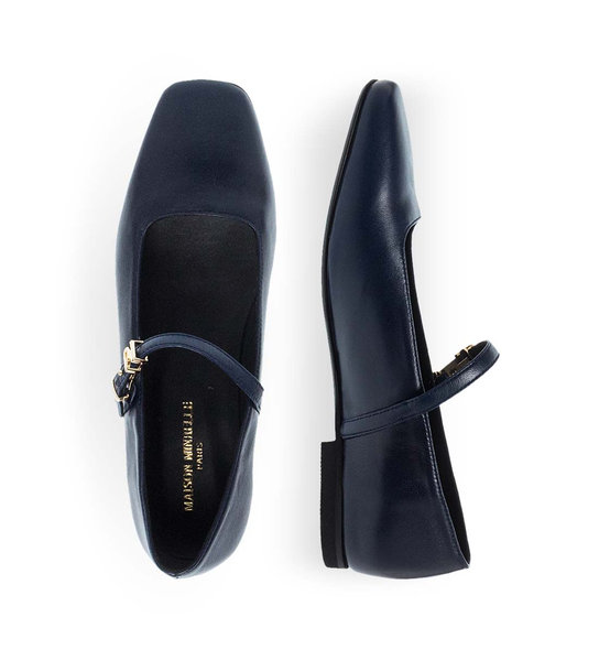 Womens Leather Ballerinas Maison Minrelle 10432021