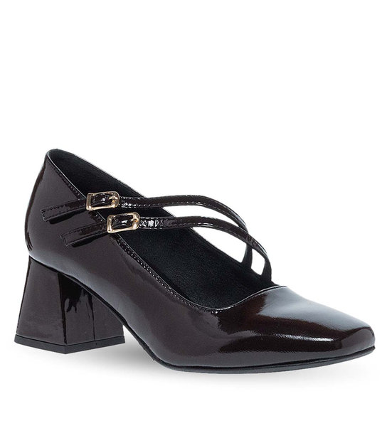 Women's Leather Mary Jane Shoes Maison Minrelle 13232014