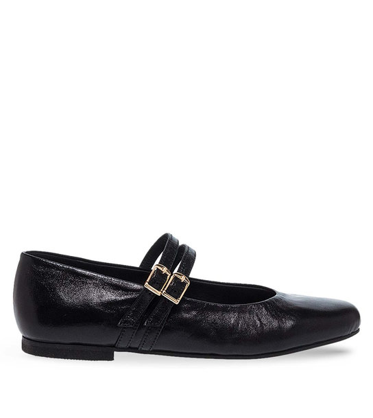 Womens Leather Ballerinas Maison Minrelle 10432010
