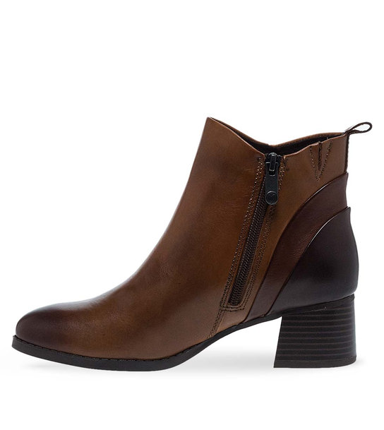 Γυναικεία Δερμάτινα Μποτάκια Marco Tozzi 2-25348-43-392