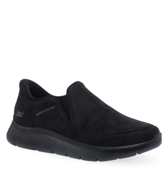 Ανδρικά Δερμάτινα Slip On Παπούτσια Skechers 216334_Bbk