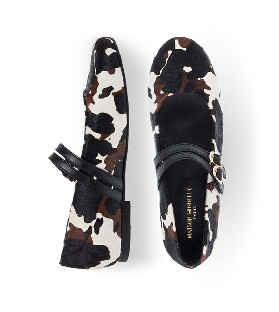 Womens Leather Ballerinas Maison Minrelle 10432036