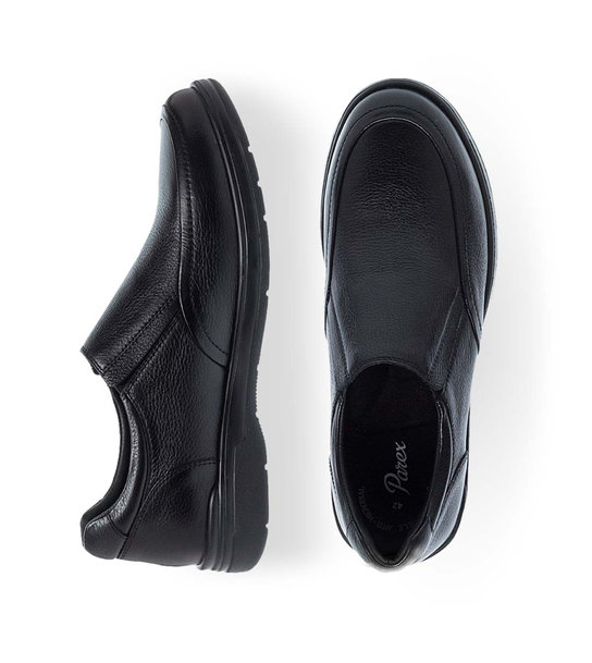 Mens Leather Slip On Shoes Parex 12932008