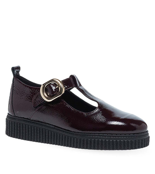 Women's Leather Mary Jane Shoes Maison Minrelle 13232008