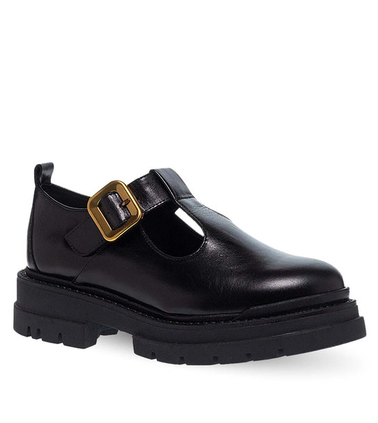 Women's Leather Mary Jane Shoes Maison Minrelle 13232010