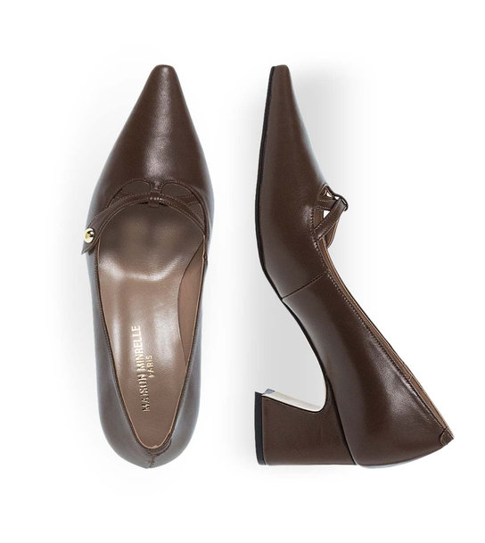 Γυναικείες Δερμάτινες Γόβες Maison Minrelle 10632123