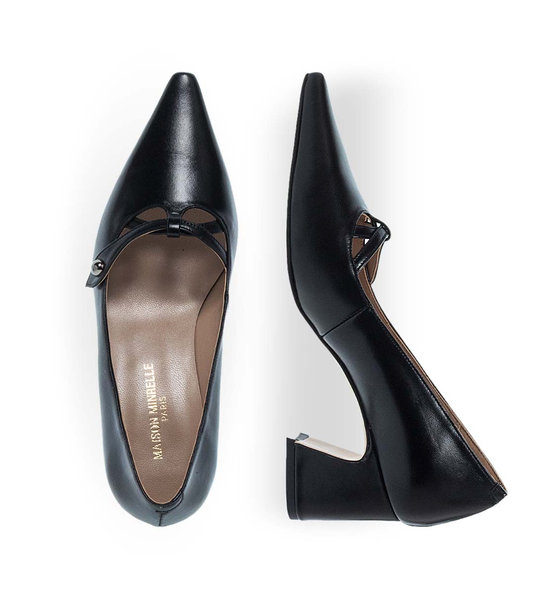 Γυναικείες Δερμάτινες Γόβες Maison Minrelle 10632123