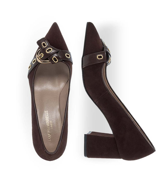 Γυναικείες Δερμάτινες Γόβες Maison Minrelle 10632129