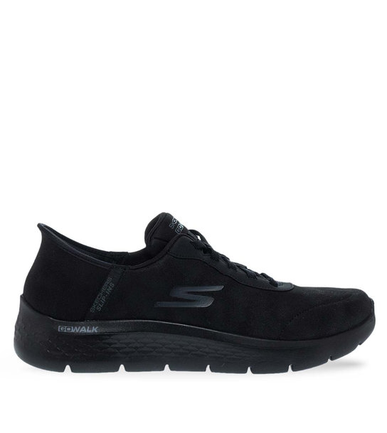 Mens Leather Trainers Skechers 216326_Bbk