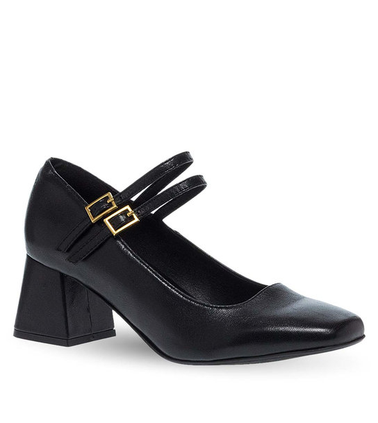 Women's Leather Mary Jane Shoes Maison Minrelle 13232009